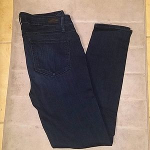 EUC Paige Verdugo Ankle skinny jeans 29 dark wash
